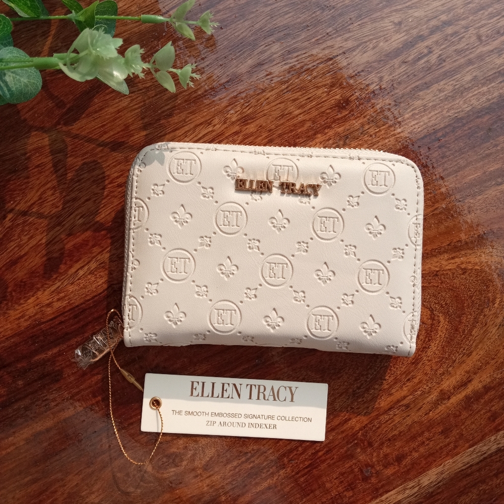 Original Ellen Tracy NWT Wallet *Light Cream Colour - Picture 4 of 17